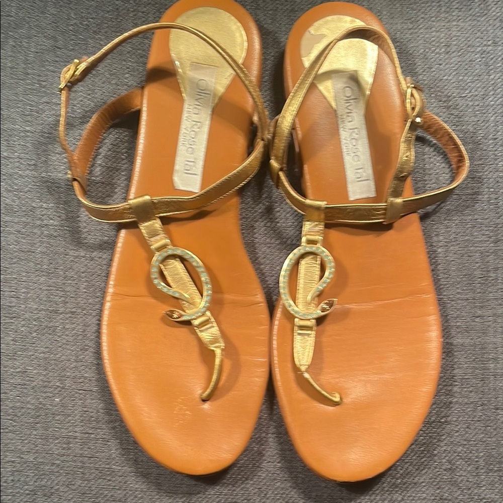 Gold Women's Sandals